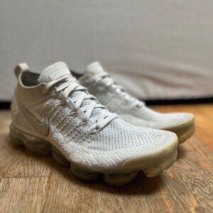 Nike Air Vapor Max Fly knit 2 White Sneaker shoe Sz 9.5